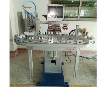 礦泉水瓶蓋自動雙色移印機